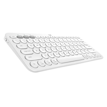 Logitech K380 Multi-Device Bluetooth Keyboard for Mac with Compact Slim Profile, Easy-Switch, 2 Year Battery, MacBook Pro/ Air/ iMac/ iPad Compatible - Off White