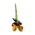 thumbnail image 1 of Mini flor de cristal artificial, adorno coleccionable, figura floral para mamá Amarillo, 1 of 9