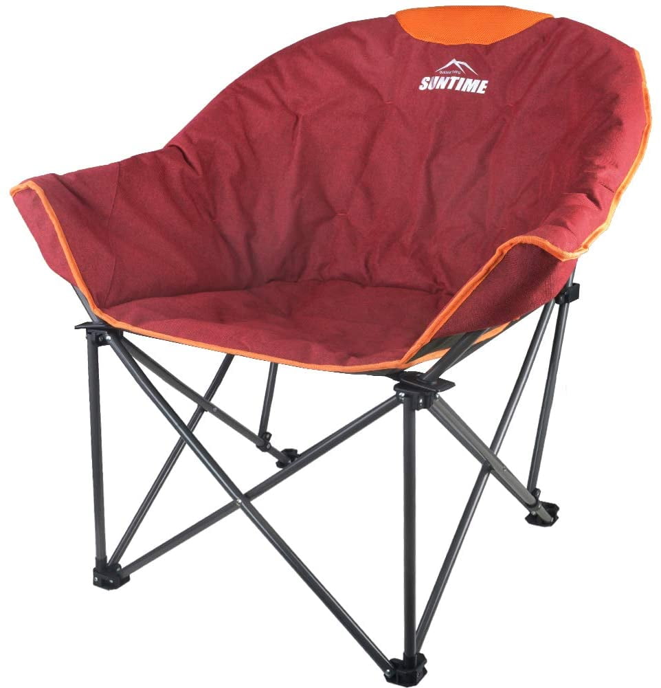 Hiking Carry Bag Oversize Padded Moon Leisure Portable Stable Comfortable Folding Chair for Camping Suntime Sofa Chair Hiking Carry Bag Oversize Padded Moon Leisure Portable Stable Comfortable Folding Chair for Camping Suntime Sofa Chair
