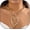 Big Golden, variant on Chunky Gold Heart Necklace for Women,Y2K Big Heart Statement Necklace Long Puffy Hearts Chain Charm Necklaces Trendy Jewerly