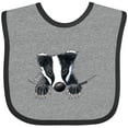 thumbnail image 3 of Inktastic Pocket Badger Boys or Girls Baby Bib, 3 of 4