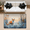 Multicolour 2, variant on CURLYOOT Wild Flowers Floral Area Rug 3x5 Ft Rugs for Entryway Entrance Kitchen, Washable Non Slip Indoor Floor Carpet for Bedroom Living Room