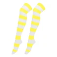 thumbnail image 2 of Calcetas Medietas Largas Rayadas Negras Unitalla Dif Colores, 2 of 2