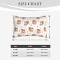 thumbnail image 4 of Fuzoiu Squirrel Giving A Gift Print Fuzzy Pillowcases, Super Soft Pillow Case Cover with Zipper for Bedroom, Sofa, Couch,Cozy Pillow Shams for All Seasons-14"x20", 4 of 6