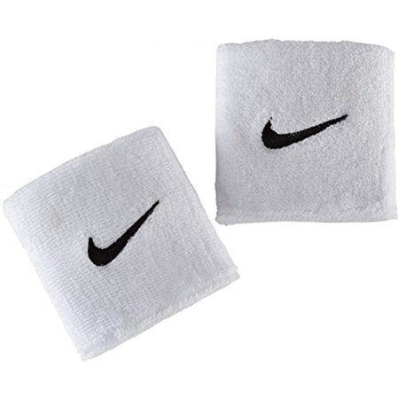 NIKE(ナイキ) スウォッシュ リストバンド ホワイト/ブラック BN4002 Swoosh Logo