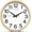 Gold, variant on TIMESS 13" Silent Wall Clock with Gold Frame, Large Numbers, Battery Operated, Non-Ticking