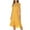 Yellow trendy dress for Women, variant on HAPIMO Long Maxi Dress for Women Polka Dot Clothing Retro Boho Vacation Short Sleeve Summer Beach Bandage Empire Waist Round Neck Sundress Black XXXL