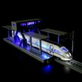 thumbnail image 4 of Station Platform Train Track Rail Model for Micro Landscape Street With Lights, 4 of 8