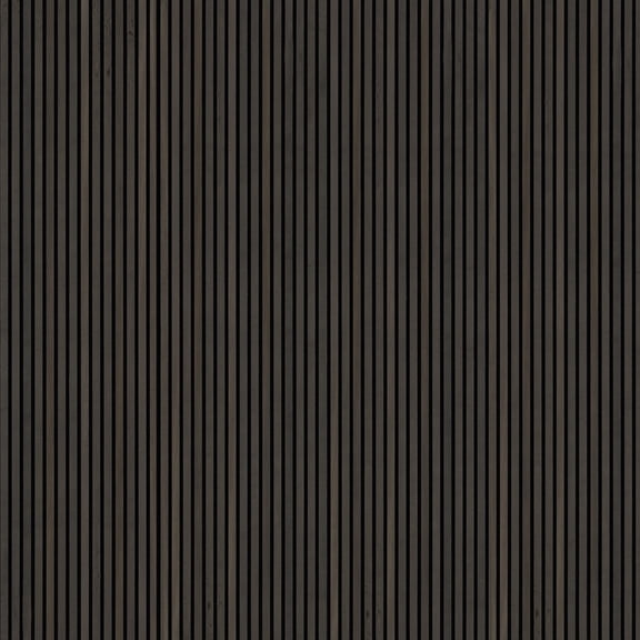 MSI 94.5" x 9.5" 3D Umber Fluted Wood Slat Acoustic Sound Absorbing Wall Paneling (Set of 4)