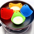 thumbnail image 4 of Non-stick egg cooker silicone high temperature resistant egg steamer, 4 of 6