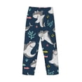 thumbnail image 5 of Daiia Friendly Smiling Sharks Men's Sleep Pant with Pockets and Drawstring,Pajama Pants-XX-Large, 5 of 9