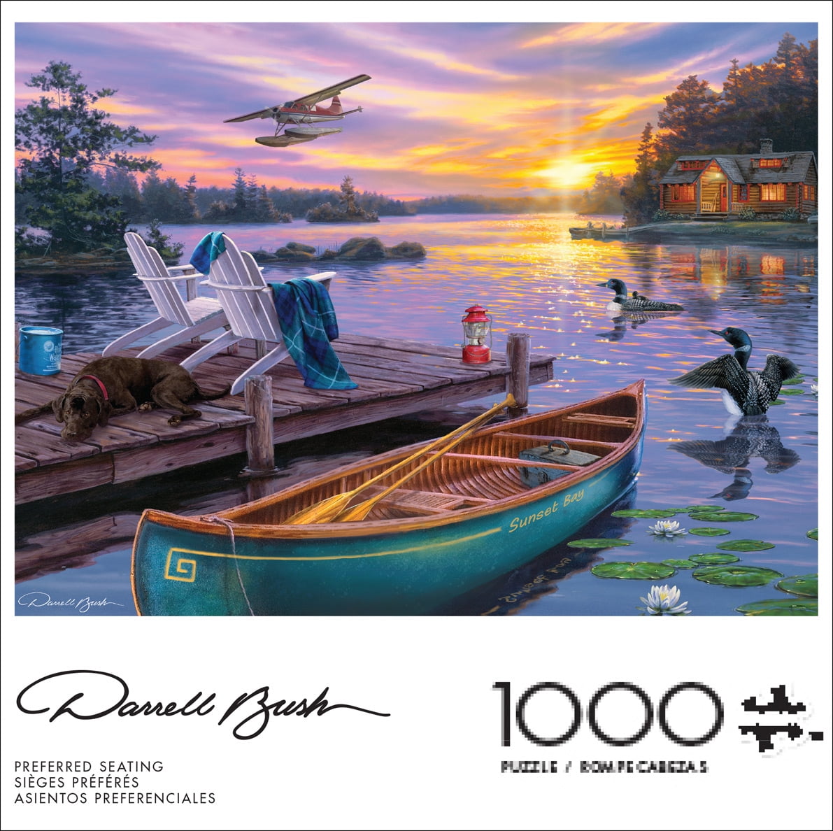 Buffalo Games Preferred Seating 1000-Piece 26.75 x 19.75-inch Interlocking Jigsaw Puzzle for Adults Ages 14+
