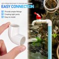 thumbnail image 5 of 10 pcs accesorios de tubería de codo conector de ajuste de tubería de PVC para tubería de agua 90 grados conectores de unión accesorios de manguera accesorios de plomería, 5 of 5