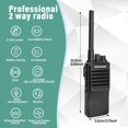 thumbnail image 2 of Walkie Talkies KETELESE KP01 profesional/empresarial (paquete de 2), 2 of 7