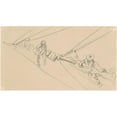 thumbnail image 2 of John Singer Sargent 18x12 Black Ornate Wood Framed Double Matted Museum Art Print Titled - Men on a Spar (C. 1876), 2 of 5