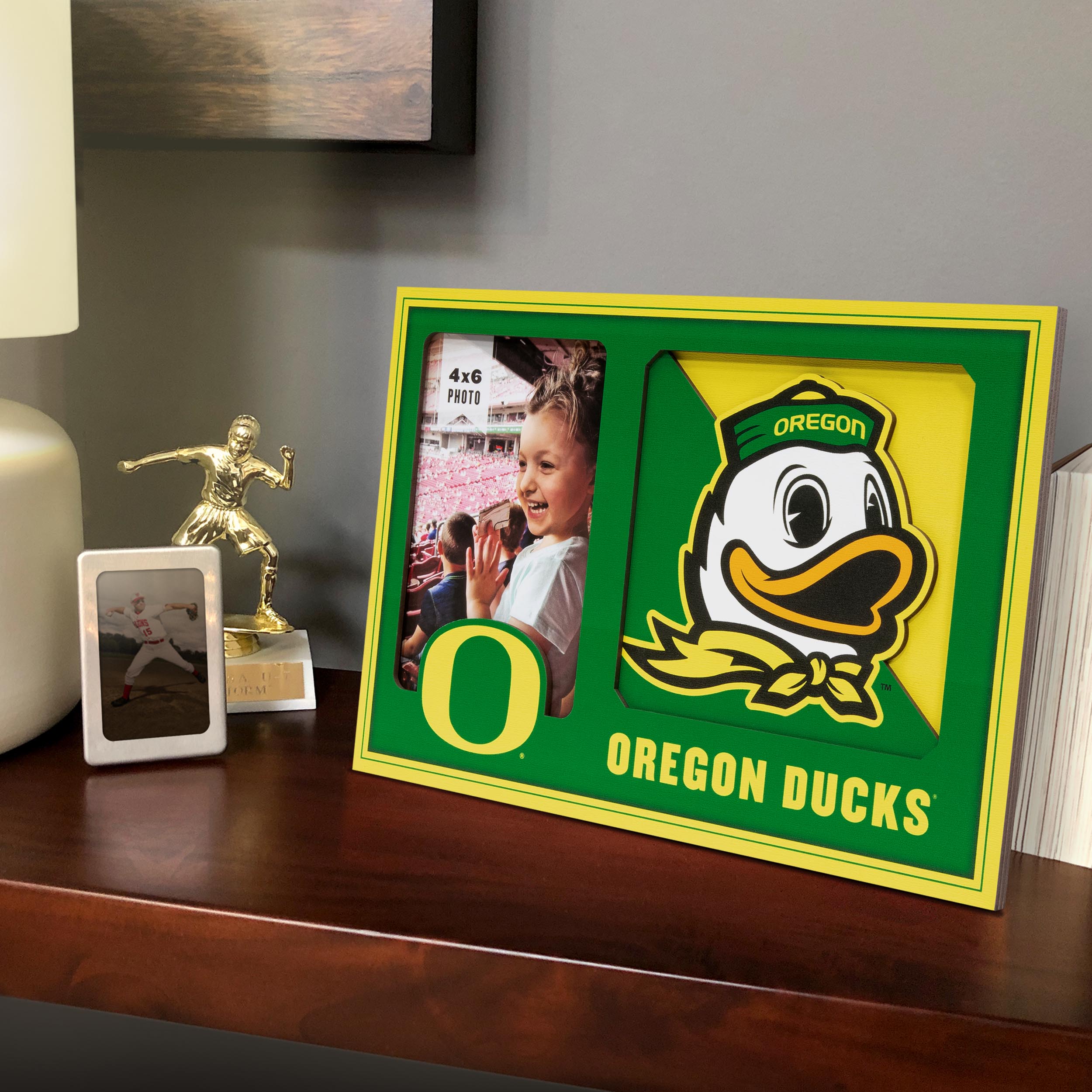 Oregon Ducks 3D Logo Picture Frame