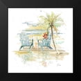thumbnail image 2 of Pinto, Patricia 20x20 Black Modern Framed Museum Art Print Titled - Happy Place I, 2 of 5