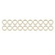 thumbnail image 2 of Ganchos de resorte redondos, 20 piezas Anillos de resorte Hebillas de resorte Clips de presión redondos Elegantes y modernos, 2 of 14