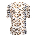 thumbnail image 4 of Puntoco Liquidación de blusas cortas para mujer, blusa holgada informal de manga corta a la moda para mujer, 4 of 5