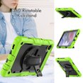 thumbnail image 5 of Samsung Galaxy Tab A7 Lite Case 8.7" with Screen Protector 360 Rotating Hand Strap Stand, Dteck Drop-Proof Rugged Case for Galaxy Tab A7 Lite 2021 SM-T220/T225/T227,Green+Black, 5 of 7