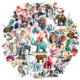 thumbnail image 2 of cartoon Elephant theme Stickers, Waterproof Elephant theme Sticker for Water Bottle Laptop Phone Cases Planner Skateboard Luggage Helmet Party Favor Decor, Ideal for Adults Teens Teacher Rewards, 2 of 9