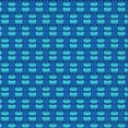thumbnail image 1 of Ahgly Company Indoor Square Patterned Blueberry Blue Area Rugs, 6' Square, 1 of 6