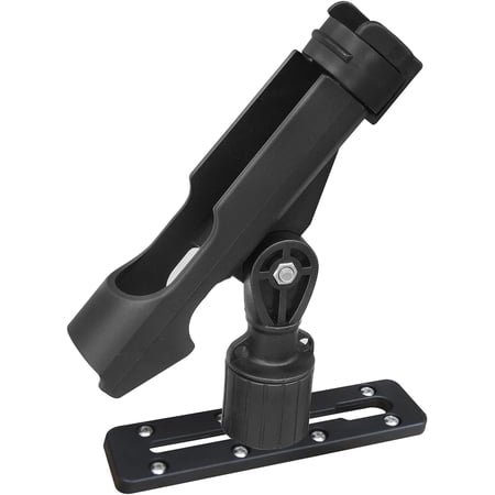 Kayak Fishing Rod Holder Fishing Boat Rods Holder with T-Shaped Screw 360° Adjustable Kayak Fishing Pole Holder Mounted Track or Kayak