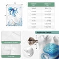 thumbnail image 6 of Blue Octopus Coastal Balloon Curtains for Windows, Bedroom Curtains 54 Inch Length, Summer Beach Nautical Ocean Coral Starfish Tie Up Curtains Panels Insulated Bathroom Curtains Window 42"x54", 6 of 8