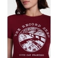 thumbnail image 4 of Women's Graphic Baby Tee, The Record Shed, Sizes XXS-XXL, 4 of 5