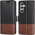 thumbnail image 1 of Funda de piel tipo cartera KeziHome para Galaxy S24 con bloqueo RFID, 1 of 7