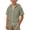Green, variant on Boys Summer Basic Tee Boys Linen Shirt Gauze Half Button Down T Shirt Teens Long Sleeve Summer Hoodies Lightweight Beach Loose Fit Tops 11-12 Years Size,White