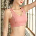 thumbnail image 2 of adviicd Under Outfit Bras for Women Women's Invisibles Comfort Seamless Wireless Skinny Strap Retro Bralette Bra Pink Small, 2 of 5