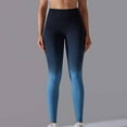 thumbnail image 2 of Kaemgyyd Workout Leggings for Women High Waisted Butt Lift Quick Dry Pants Soft Comfy Gradient Yoga Long Trousers, 2 of 7