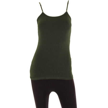 - Mopas Women's Cotton Camisole Cami Long Tank Top