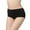 Black, variant on Seductiva Women Womens Underwear Cotton Hipster Panties Womens High Waisted Cotton Underwear Ladies Soft Full Briefs Panties Full Coverage Briefs