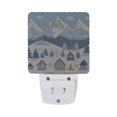thumbnail image 5 of Yayeee LED Night Light for The Home Plug in With Light Sensors 2 Pack, Winter Village Serenity, 5 of 6