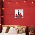 thumbnail image 4 of Stupell Industries Art Deco Glam Merry & Bright Canvas Art, 17 x 17, by Amanda Greenwood, 4 of 8