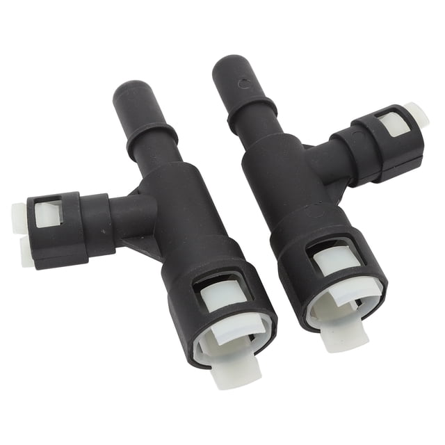 Heater Hose Connector, 2PCS 15055343 for EXT 2002 To 2013 Black,White