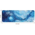 thumbnail image 7 of Blue Marble Pattern Kitchen Rug Mat,Kitchen Runner Rugs Non Skid Washable,Decorative Kitchen Floor Mats for Kitchen,Sink,Laundry,17"x47.2", 7 of 7