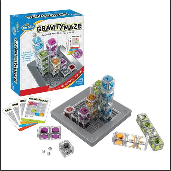 ThinkFun 44001006 Gravity Maze Logic Falling Marble Game for sale online 
