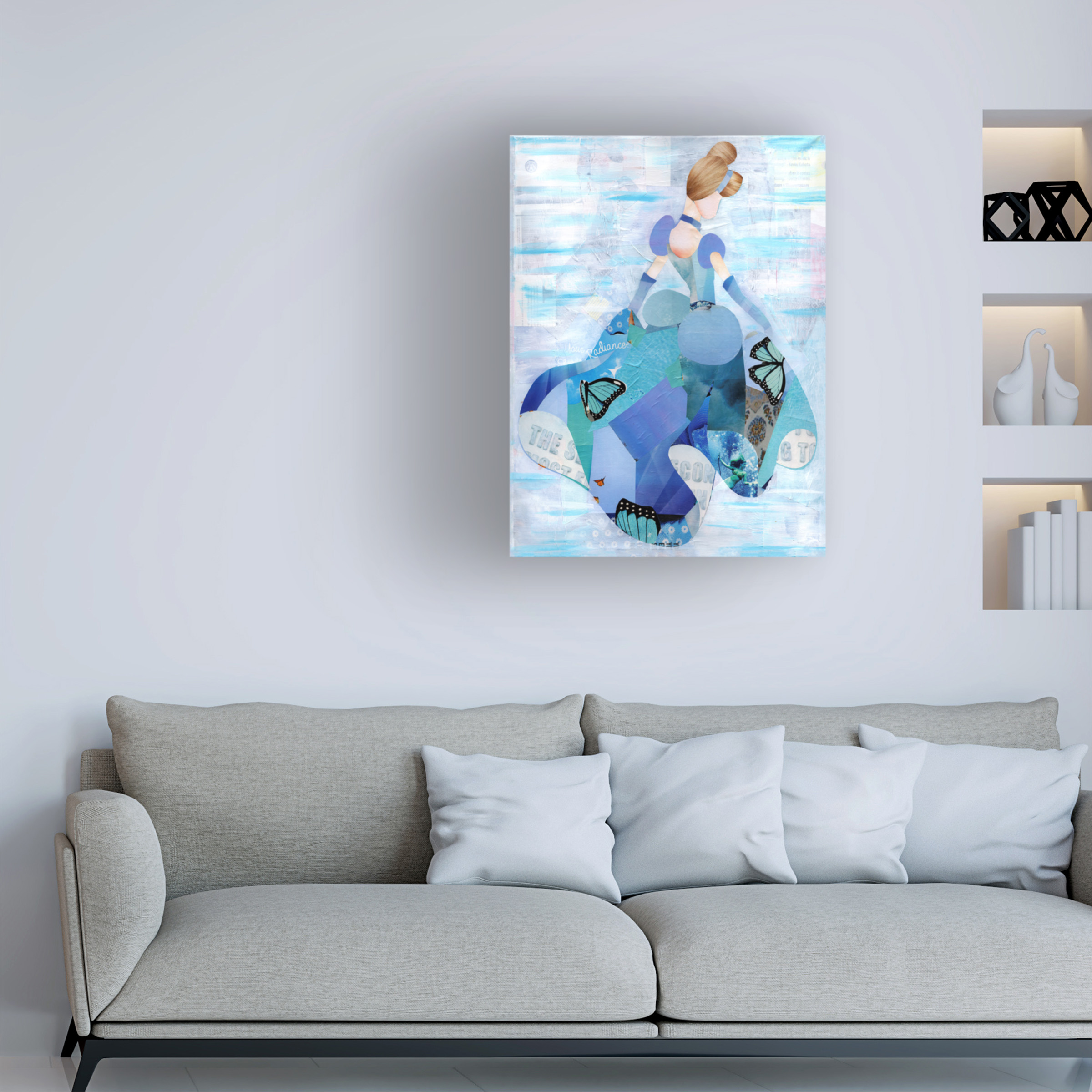 Trademark Fine Art 'Cinderella' Canvas Art by Artpoptart