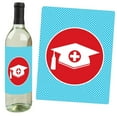 thumbnail image 5 of Big Dot of Happiness Nurse Graduation - Medical Nursing Graduation Party Decorations for Women and Men - Wine Bottle Label Stickers - Set of 4, 5 of 8