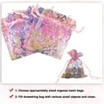 thumbnail image 4 of Uxcell Organza Bag, Sheer Colorful Coral Mesh Bags Drawstring Gift Bags Party Favor Bag Jewelry Pouches Pink-Gold 2.7" x 3.5", 4 of 6
