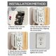 thumbnail image 4 of 5PCS BE1-2 Electrical Outlet Box Extenders with 10PCS Screws, 1-Gang Box Extender Single Gang Box Ex, 4 of 5