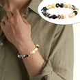 thumbnail image 4 of SUSHANG Fire Agate Fashion Bracelet Color Women'S Simple Geometric Fashion Bracelet Fire 8Mm Men'S Bracelet Yoga Jewelry, 4 of 9