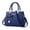 Royal Blue, variant on 11.02IN Women's Satchel Handbag, Stylish Tote Purse with Bowknot Decor, Vegan Leather Crossbody Shoulder Bag for Work, Travel, and Daily Use,Army Green
