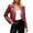 A-RD2108, variant on Bibifish Women's Jackets Dark Grey Faux Leather Moto Jackets Zip Up Cropped PU Coats Casual Trendy Long Sleeve Street Style Daily Wear Jackets