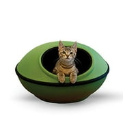 Angle View: K&H PET PRODUCTS Mod Dream Pod Pet Bed Green/Black 22