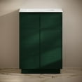 thumbnail image 6 of St. Tropez 24" Freestanding Bathroom Vanity in Green Oak with 3-Hole Centerset Sink Top, 6 of 6
