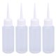 thumbnail image 1 of 4PCS 50ML Plastic Squeeze Bottles Ideal Dispenser For Liquid Glue Construction(White), 1 of 5